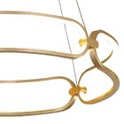 Pendente Bella Lumina French Gold 37w Ø60cm X 9  5cm Bb007g