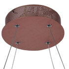 Pendente Bella Lumina Rose Gold 37w Ø60cm X 9  5cm Bb007e