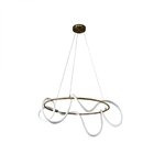 Pendente Bella Mantra Dourado 80x30cm 45w 2700k 3375lm Oc011l