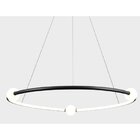 Pendente Bella Nebula Preto E Branco 87cm 35w 3000k 1750lm Dw