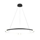 Pendente Bella Nebula Preto E Branco 87cm 35w 3000k 1750lm Dw