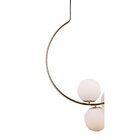 Pendente Bella Nero Dourado 60x30x69cm 5xg9 50w Mm002g