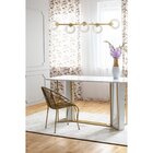 Pendente Bella Oggi Dourado 101x15x38cm 30w 2700k 2250lm Oc015