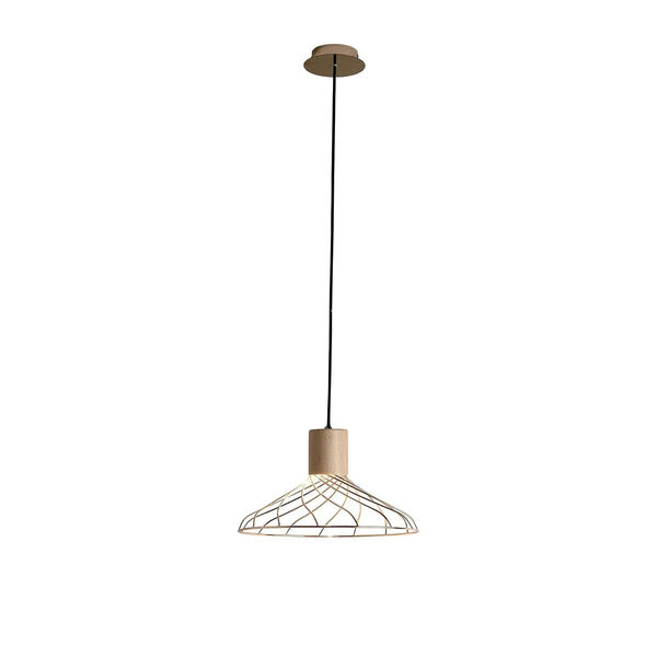 Pendente Bella Oro Ø20 X 34cm Dicróica Dourado Ml014