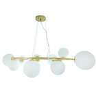 Pendente Bella Oxala Dourado E Branco 110x86x39cm 9xg9 225w R