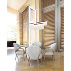 Pendente Bella Pátua 9x81x66cm Led Marrom Cd005