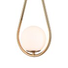 Pendente Bella Pingo Bronze E Branco 18x49cm G9 25w Tr001
