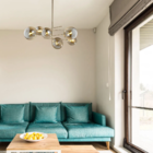 Pendente Bella Rio Ø88 X 90cm 6x25w Rz002