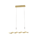 Pendente Bella Sarau 92x19cm Led Dourado Hs001