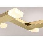 Pendente Bella Sarau 92x19cm Led Dourado Hs001