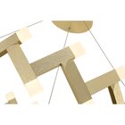 Pendente Bella Sarau Ø82x19cm Led Dourado Hs002