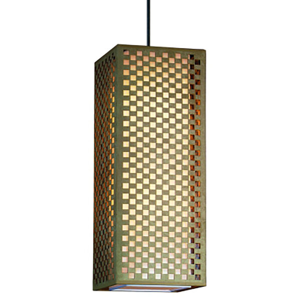 Pendente Bella Tecido 23x23x60cm E27 Bege Hu2169al