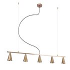 Pendente Bella Titia Dourado 118x10cm G9 35w Dw002