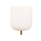 Pendente Bella Tres Dourado E Branco 22x59 5cm 1xe27 40w Hc01