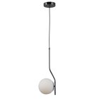 Pendente Bella Viva Cromo Preto E Branco 16x45cm E27 Bolinha