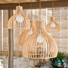 Pendente Bella Wood Ø22x22cm Madeira Lb004