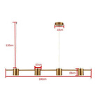 Pendente Bellatrix 4xgu10 Dourado-astra