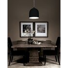 Pendente Bilbão 20cm Woods Preto Micro