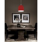 Pendente Bilbão 20cm Woods Vermelho