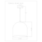 Pendente Bilbão 30cm Woods Azul Bebê