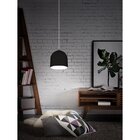 Pendente Bilbão 30cm Woods Preto Micro