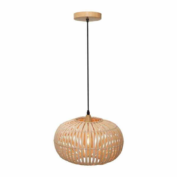 Pendente Bio 350 Fibra De Bambu 1xe27