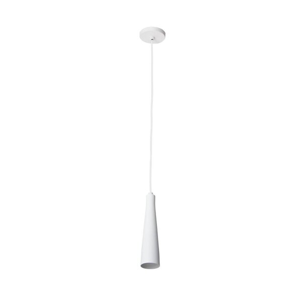 Pendente Bivolt 20cm Tube Blumenau Branco Fosco