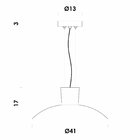Pendente Bivolt Ant Bella Iluminação Transparente