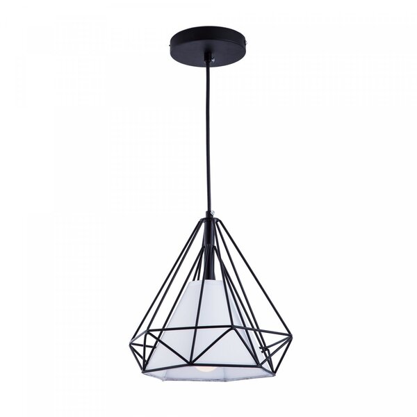 Pendente Bivolt Aramado Piramidal 25cm Startec Branco