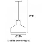 Pendente Bivolt Cabo Pp Liza Blumenau Preto
