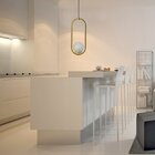 Pendente Bivolt Em Aluminio E Vidro Infinity Lux Bronze