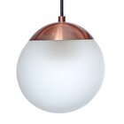 Pendente Bivolt Em Aluminio E Vidro Infinity Lux Cobre