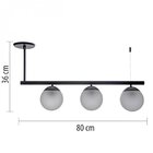 Pendente Bivolt Em Aluminio E Vidro Infinity Lux Preto