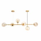 Pendente Bivolt Globo Glam Blumenau Dourado