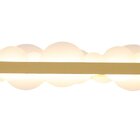 Pendente Bivolt Poema Bella Iluminação Dourado/branco