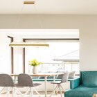 Pendente Bivolt Poema Bella Iluminação Dourado/branco