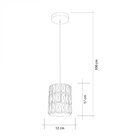 Pendente Bivolt Redondo Florença Startec