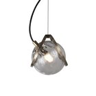 Pendente Bivolt Tahi Bella Iluminação Dourado/transparente