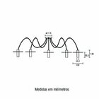 Pendente Bivolt Trevo Aço 180mm Aranha Blumenau Preto