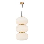 Pendente Bivolt Tru Bella Iluminação Dourado/branco