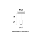 Pendente Blumenau Vintage Recartilhado 127/220v