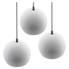 Pendente Bola Branco/cobre /3 3003