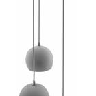 Pendente Bola Branco/cromado /3 3003