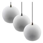 Pendente Bola Branco/dourado /3 3003