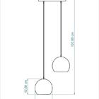 Pendente Bola Dourado Escovado /2 3012