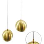 Pendente Bola Dourado Escovado /2 3012