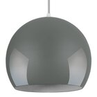 Pendente Bola Grande 20 Cm Bronzeart Cinza