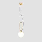 Pendente Bola Nexus Dourado Tks Iluminaçao