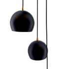 Pendente Bola Preto/cobre /3 3003