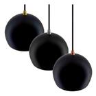 Pendente Bola Preto/cobre /3 3003